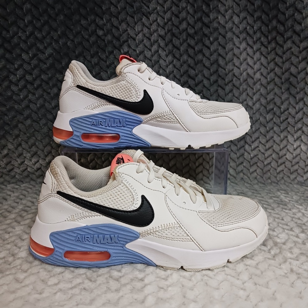 Nike Air Max Excee White Bright Mango Womens Walking Running Sneakers Shoes Sz 7